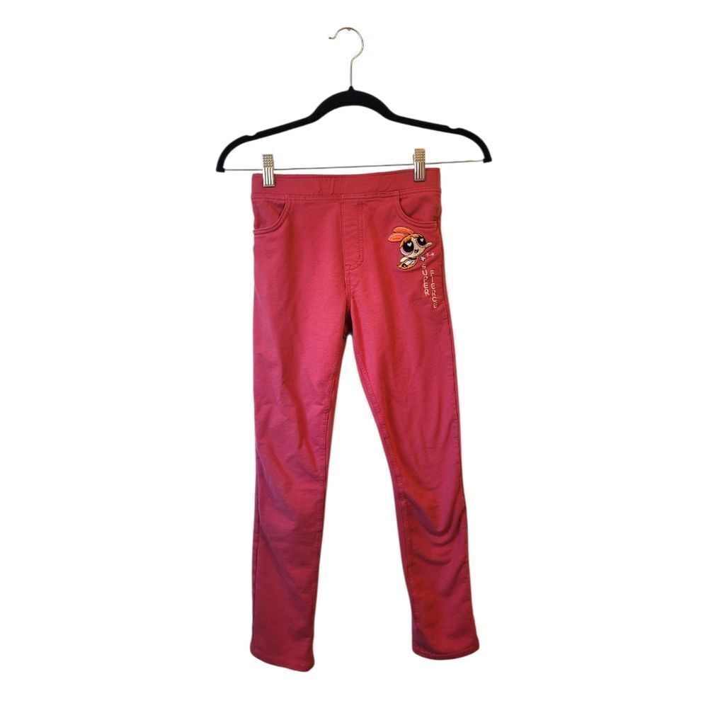 Vintage Y2K Rose Powerpuff Girls Blossom Embroidered Sweatpants Size 10
